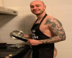 In his spare time, he enjoys cooking.